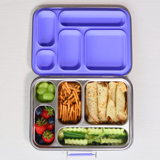 SummitCo Stainless Steel Lunchbox 5 - Amethyst - Leakproof, Dishwasher Safe