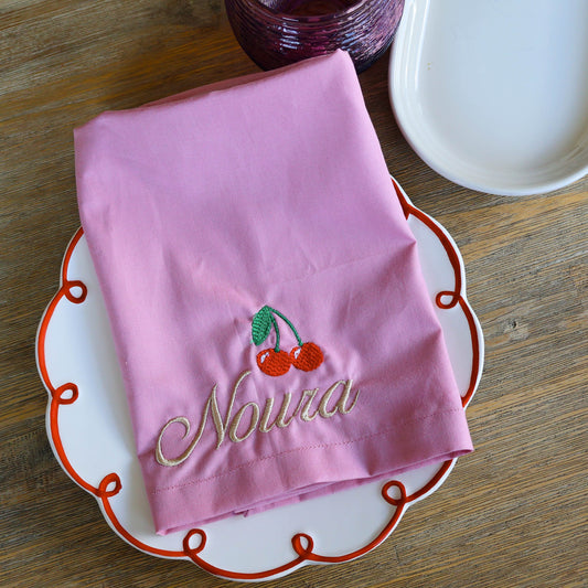 Maison Pure Cotton Napkin - Vintage Rose