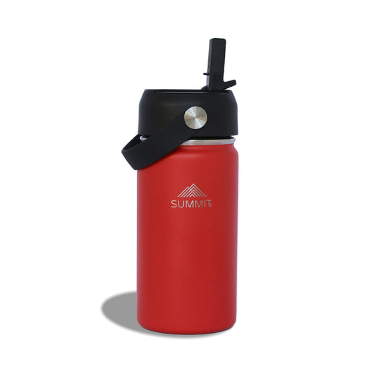 SummitCo Mini 350ml Insulated Bottle - Red