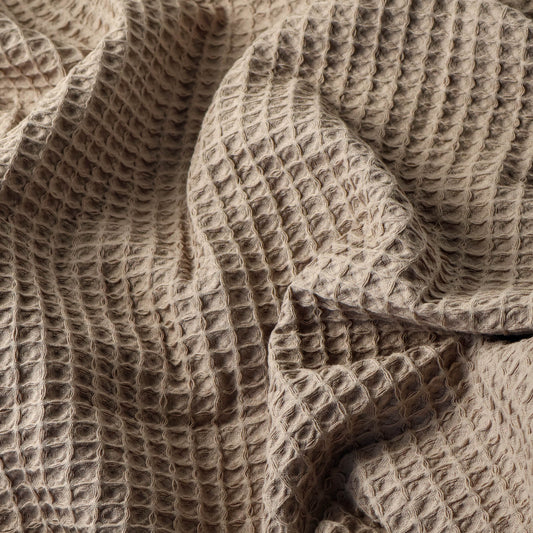 Waverly Waffle Bath Towel - Dune Beige