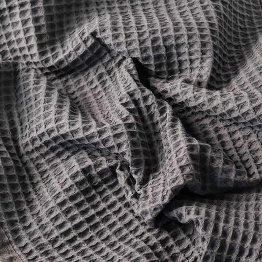 Waverly Waffle Bath Towel - Harbour Slate