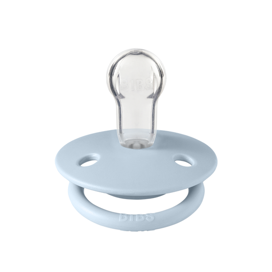 BIBS De Lux Silicone - Baby Blue - ONE SIZE