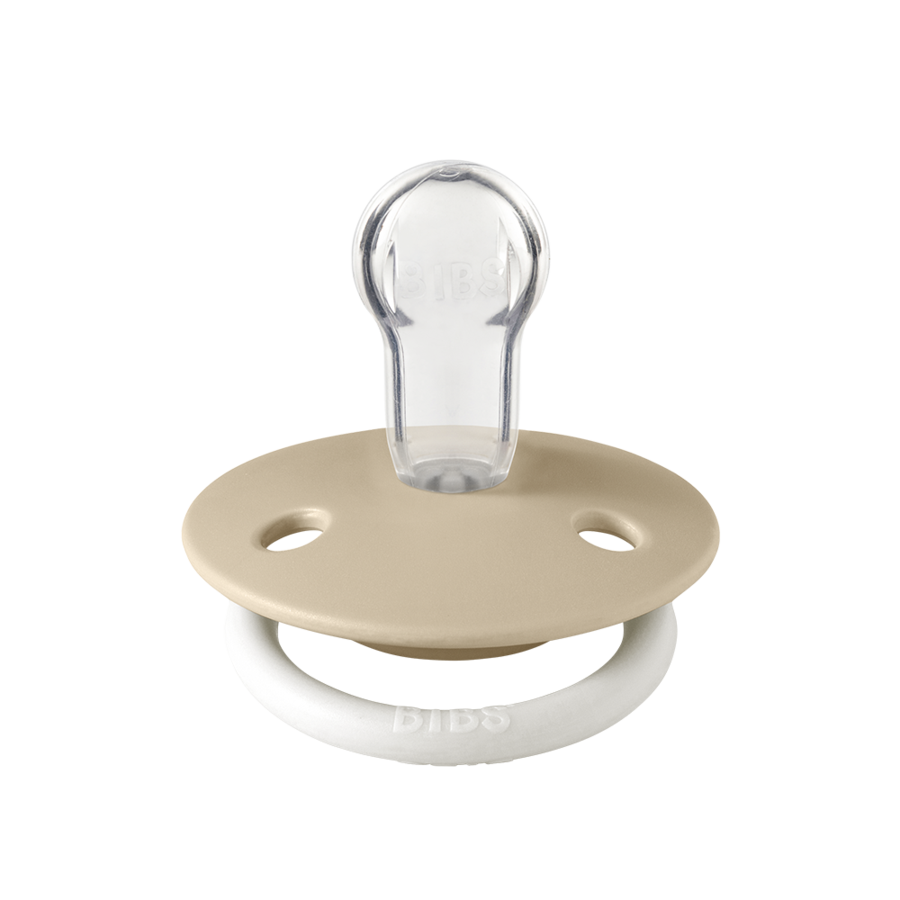 BIBS De Lux Silicone - Vanilla Glow In The Dark - ONE SIZE