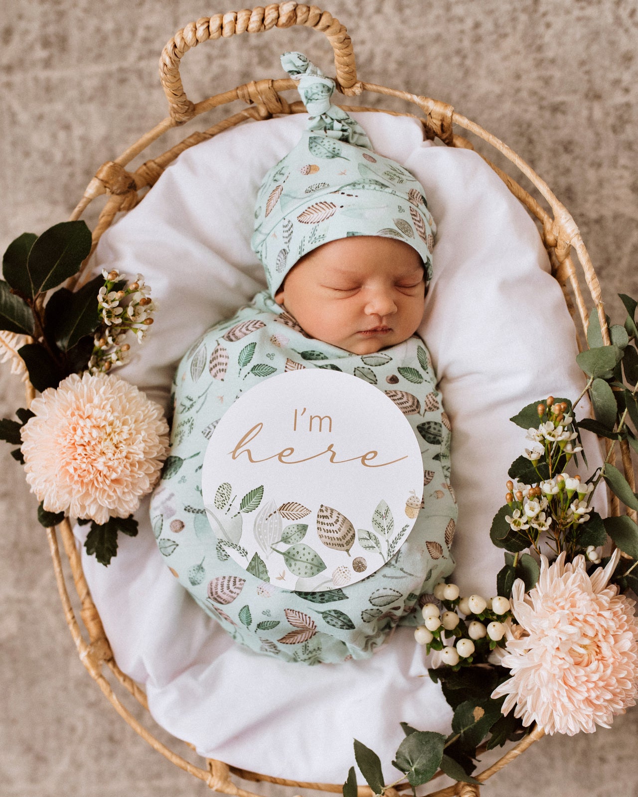 Snuggle Hunny Kids Milestone Cards- Daintree & Sage Reversible Milestone Cards