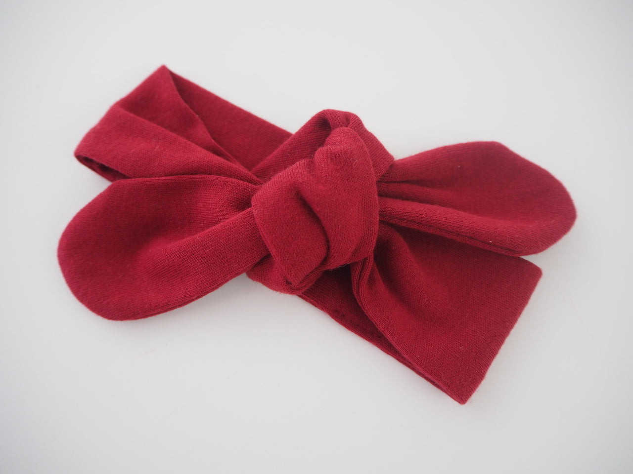 Snuggle Hunny Kids Topknot Headband - Burgandy