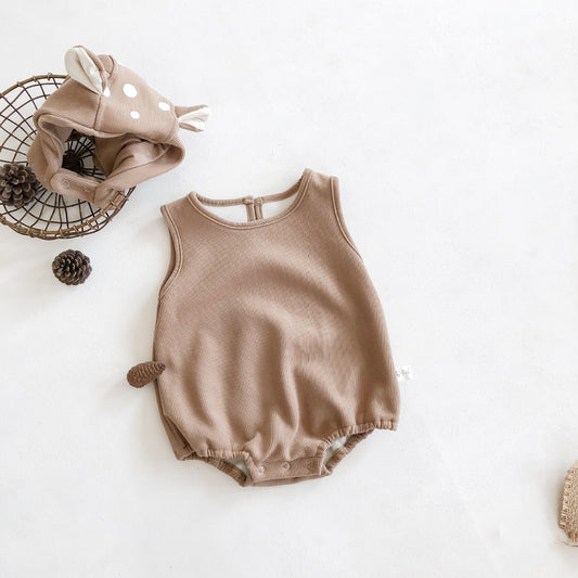 Woodlands Romper Set - Caramel