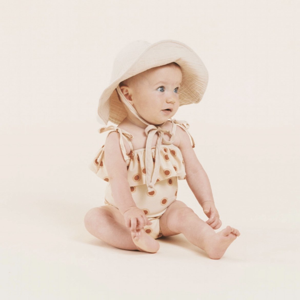 Ruffled One Piece - Sunshine