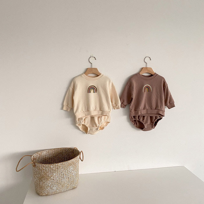 Rainbow Lounge 2 piece set - Vanilla beige