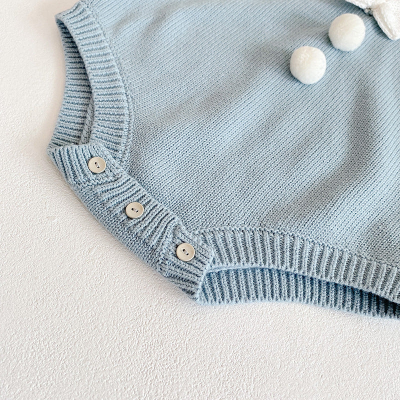 Ezra Bow Collar Romper