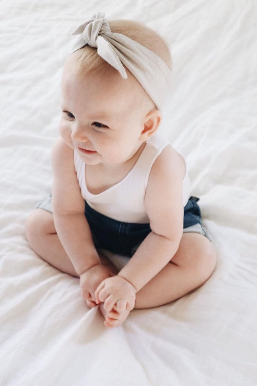 Snuggle Hunny Kids Topknot Headband - Mushroom