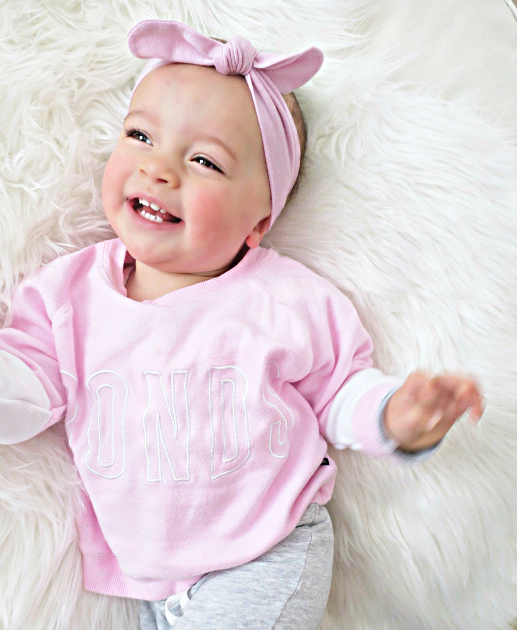 Snuggle Hunny Kids Topknot Headband - Lilac