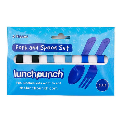 The Lunch Punch Kids Cutlery Set | Blue