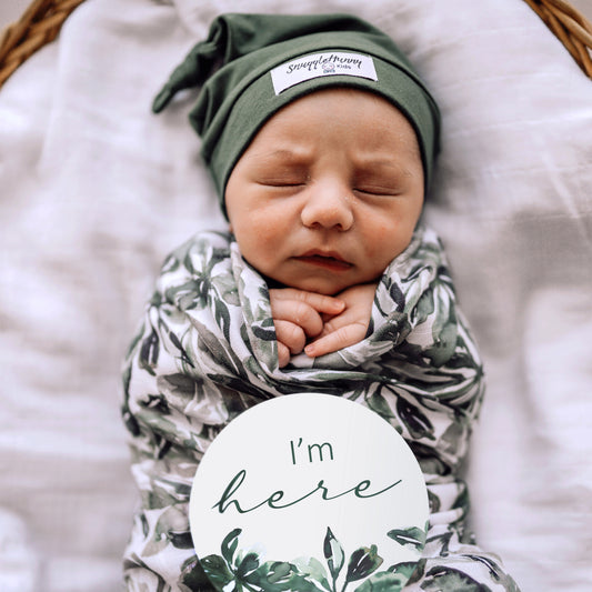 Snuggle Hunny Kids Organic Muslin Wrap - Evergreen