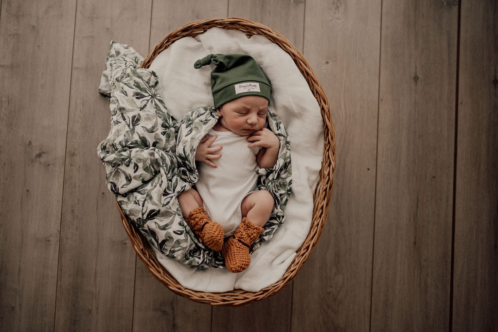 Snuggle Hunny Kids Organic Muslin Wrap - Evergreen