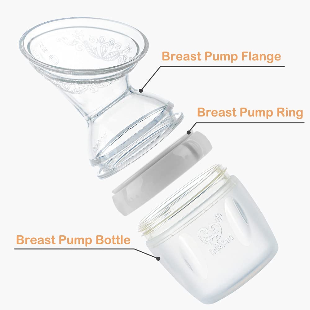 Haakaa - Generation 3 Silicone Breast Pump, Nipple & Stopper Combo
