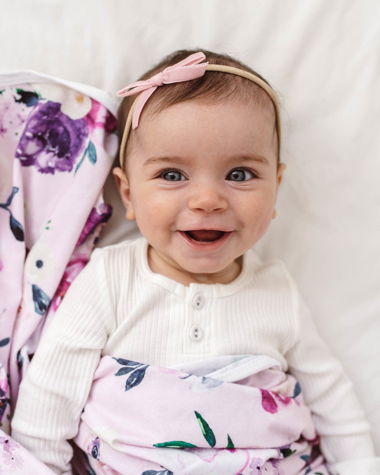 Snuggle Hunny Kids Petite Velvet Bow - Rose Pink