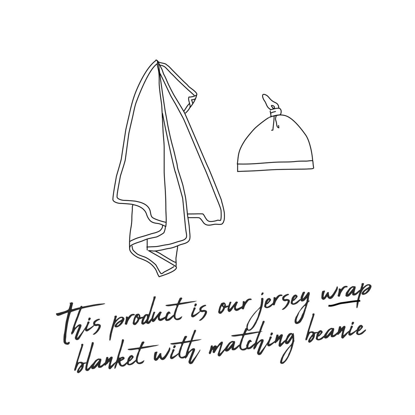 Snuggle Hunny Kids Wrap & Beanie Set - Paradise