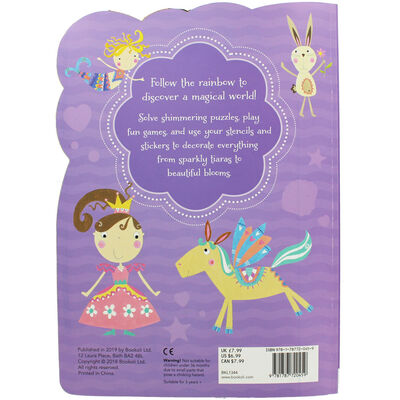 Rainbow Fun Sparkly Stickers Activity Book