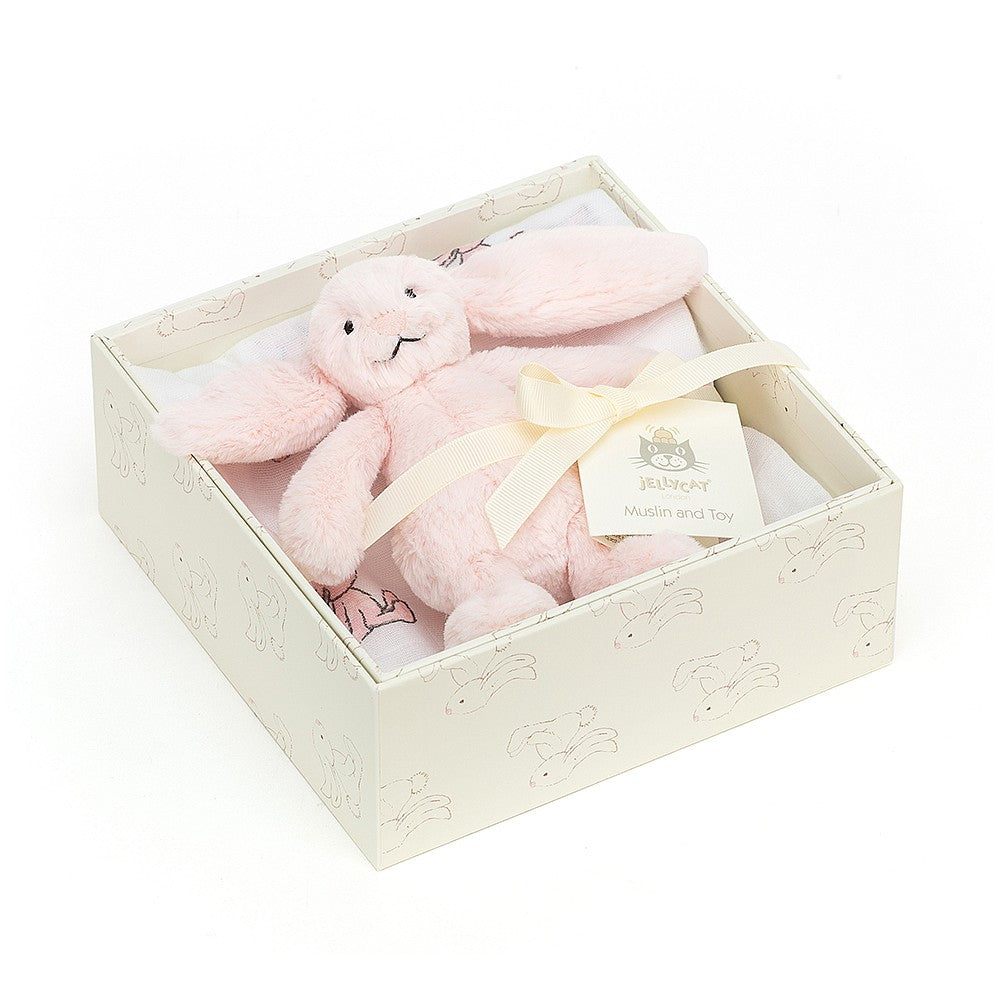 Jellycat - Bashful Pink Bunny Gift Set