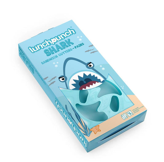 The Lunch Punch | Shark Shape Sandwich Cutters | For Toddlers and Kids