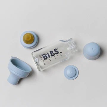 BIBS - Glass Bottle Complete Set 110ml - Dusky Lilac