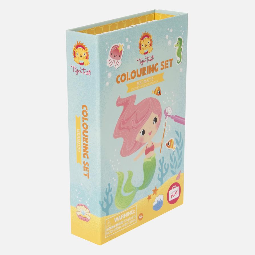 Tiger Tribe - Colouring Set - Mermaids