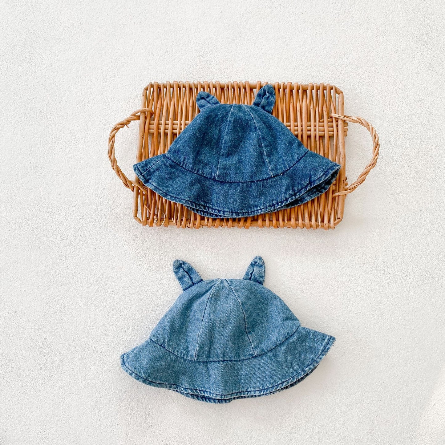 Jonesy Denim Romper and Hat set