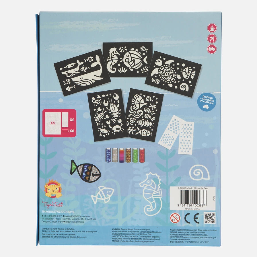 Tiger Tribe - Foil Art - Under the Sea