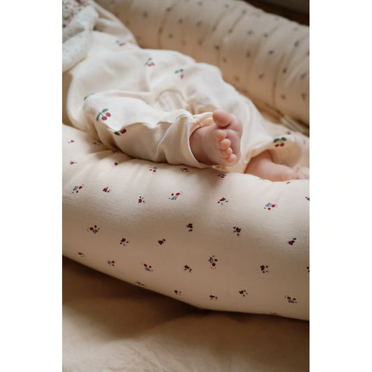 Konges Sloejd Organic Kimono Onesie - Cherry