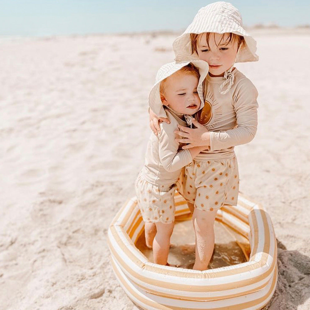 Rashguard and Swim Shorts Set - Sun