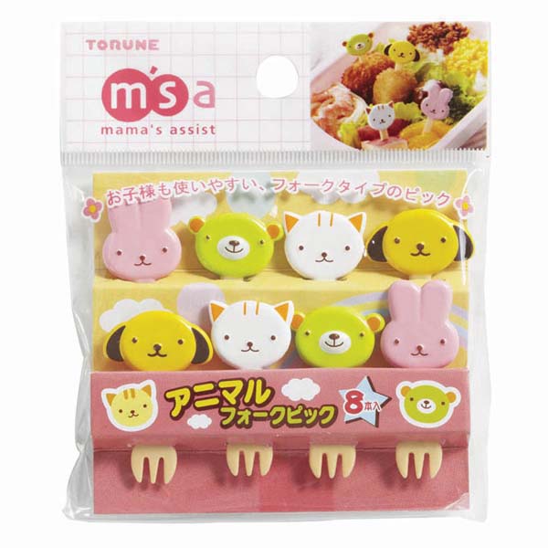 Bento Animal Themed fork pick set