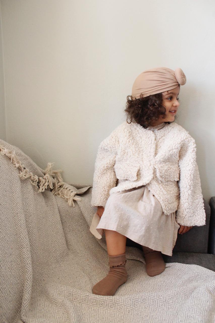 Sienna Sherpa Jacket - Cream