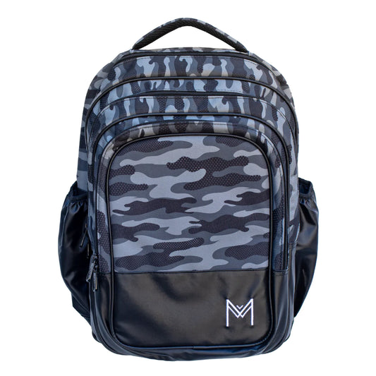 MontiiCo School Bag | Navy Combat Print | For Kids & Teens