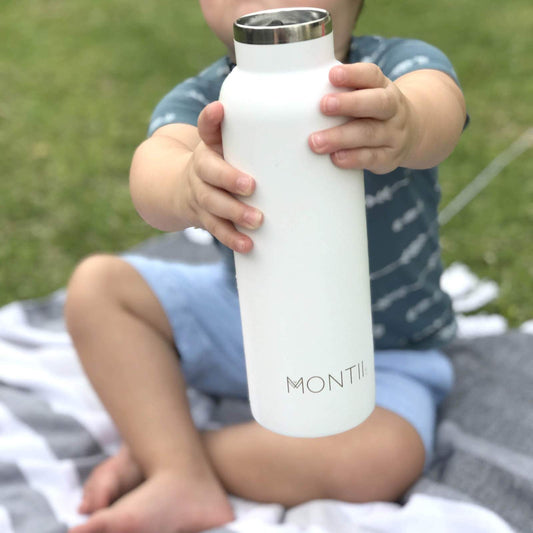 MontiiCo Original Drink Bottle - White