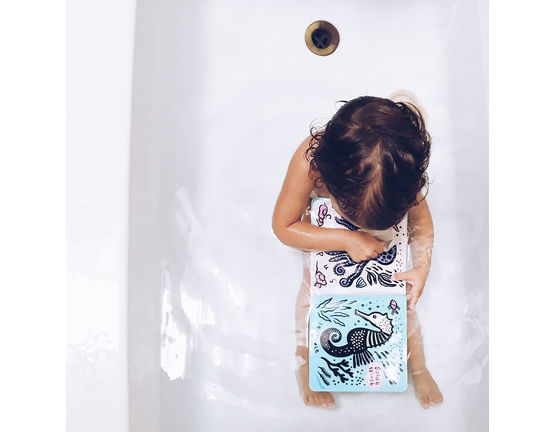 Wee Gallery Baby Bath Book - Who's in the water?
