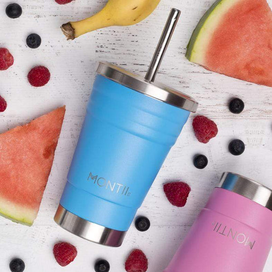 MontiiCo Mini Smoothie Cup | Blue | For Kids