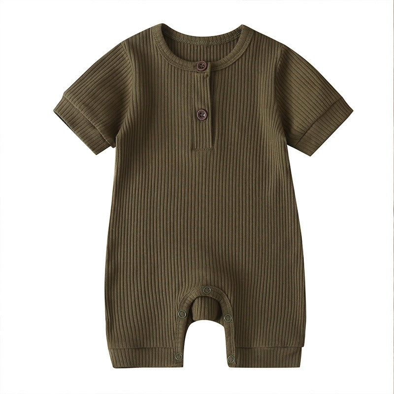 Arlo Summer Onesie - Moss Green