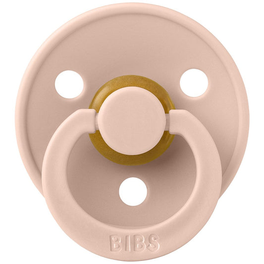BIBS Anatomical Latex Pacifier - Blush Size 1
