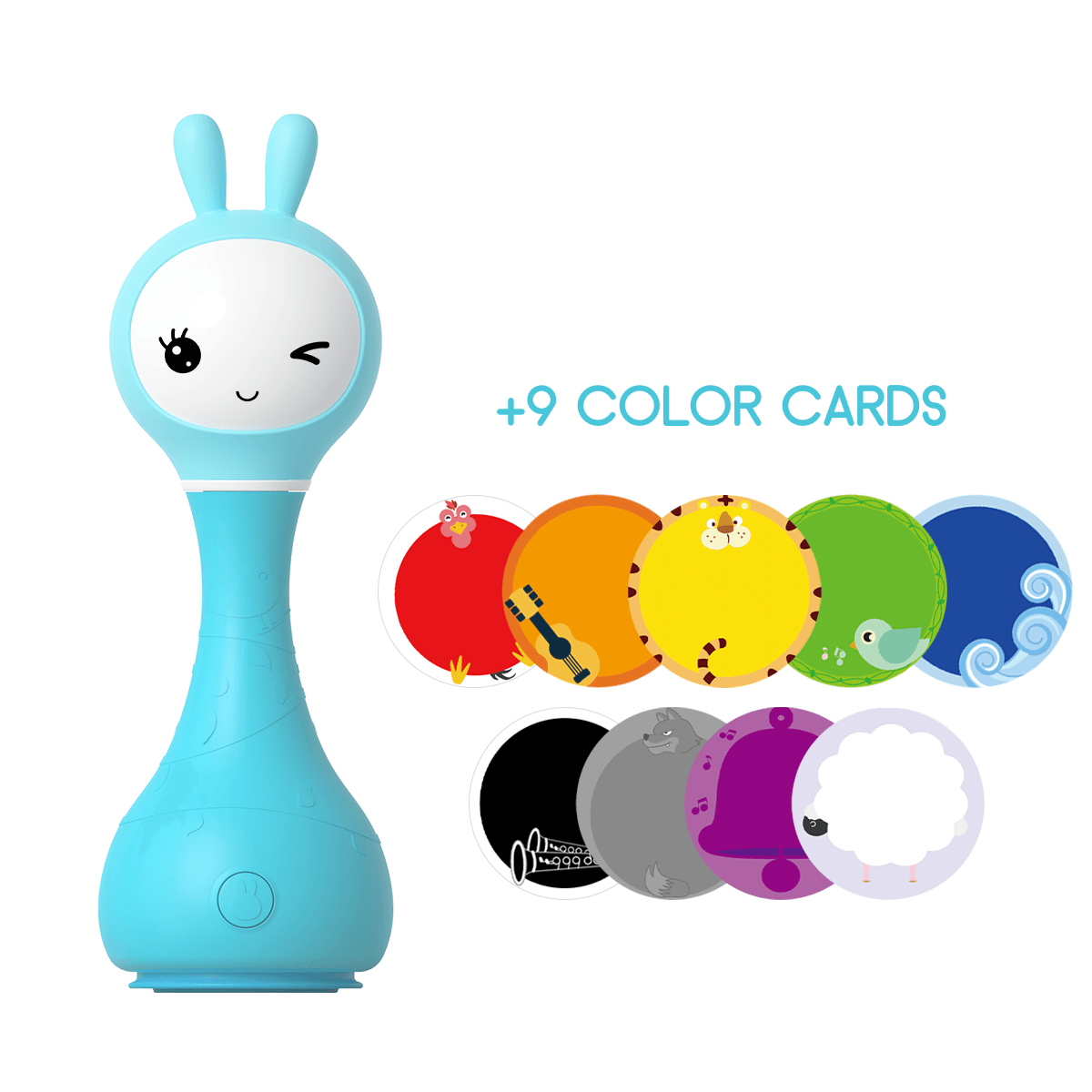 Alilo Smart Bunny Rattle | Educational Toy for Babies & Toddlers