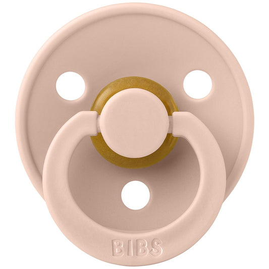 BIBS Anatomical Latex Pacifier - Blush Size 2