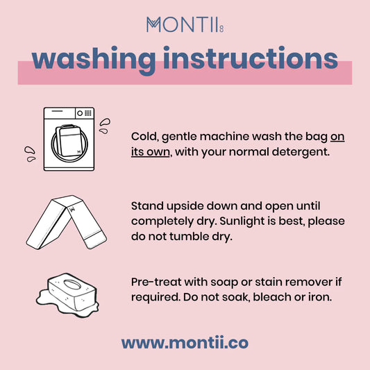 MontiiCo Large Insulated Lunch Bag with Ice Pack - Rainbows