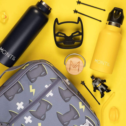 MontiiCo Insulated Lunch Bag with Ice Pack - Superhero