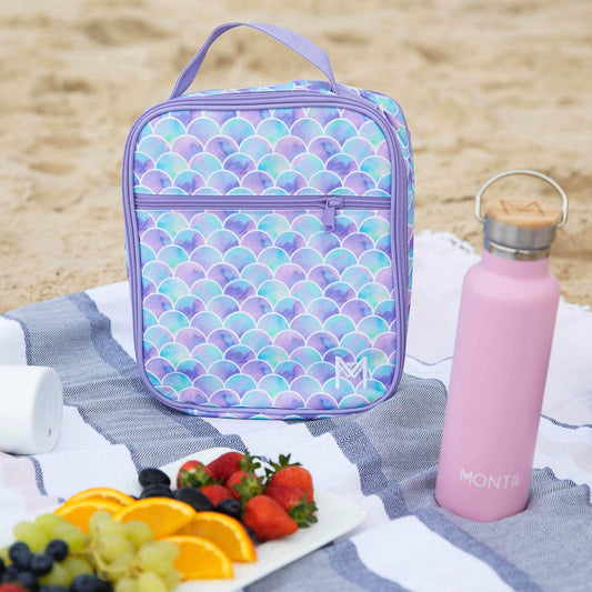 MontiiCo Insulated Lunch Bag with Ice Pack - Mermaid