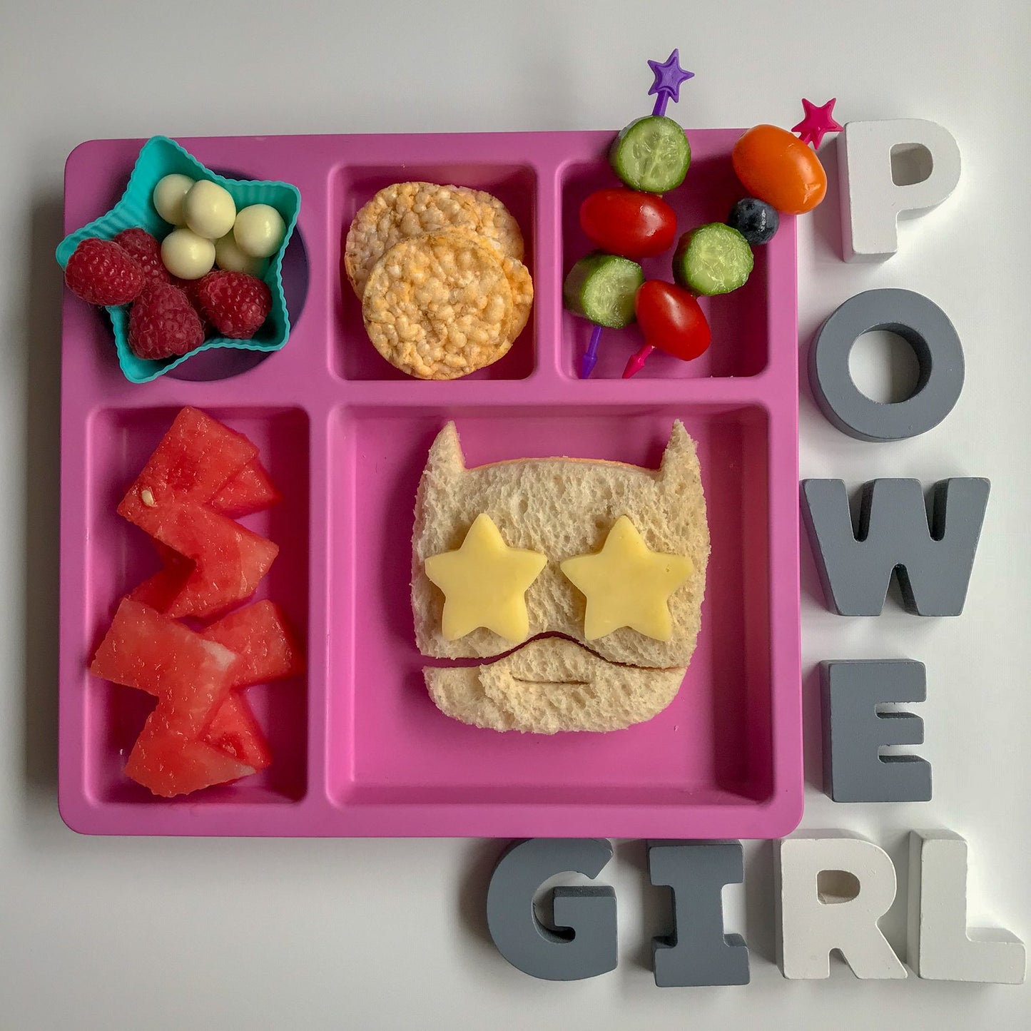The Lunch Punch | Superhero Shape Sandwich Cutters | For Toddlers and Kids