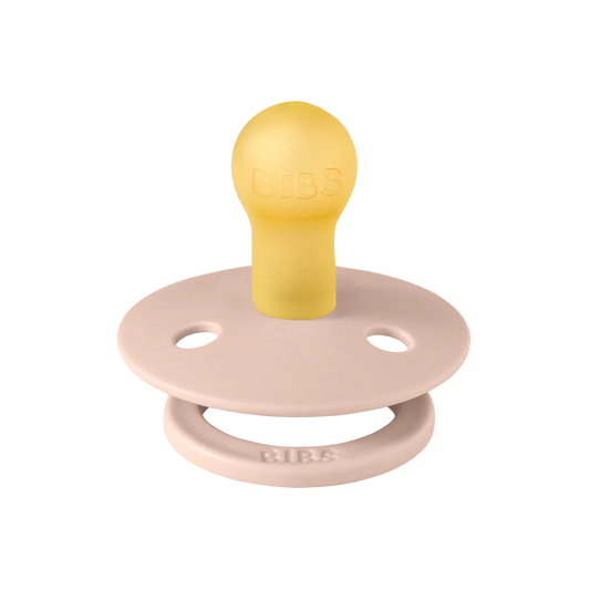 BIBS Colour Natural Latex Pacifier - Blush Size 1