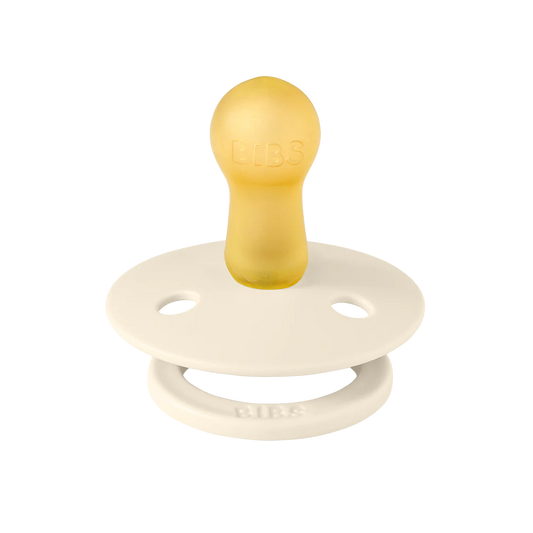 BIBS Colour Natural Latex Pacifier - Ivory Size 1