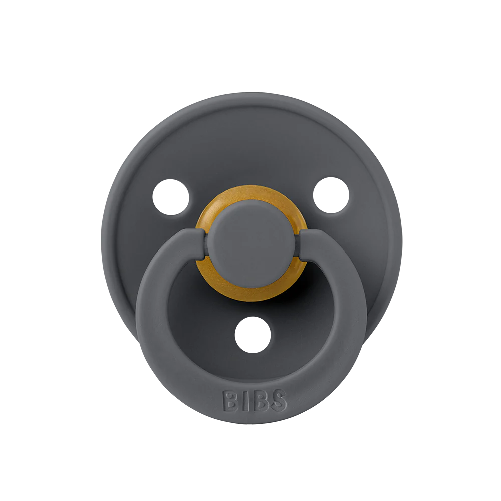 BIBS Colour Natural Latex Pacifier - Iron Size 3