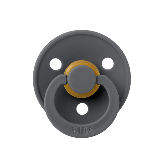 BIBS Colour Natural Latex Pacifier - Iron Size 3