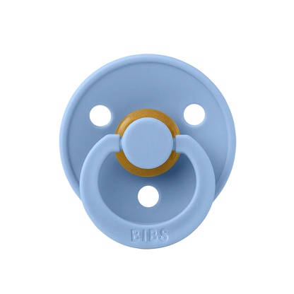 BIBS Natural Latex Pacifier - Sky Blue Size 2
