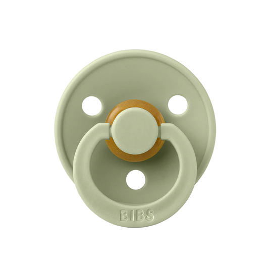 BIBS Colour Natural Latex Pacifier - Sage Size 1